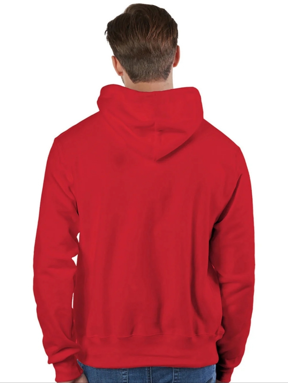 Champion Men's Shrink Resistant Hooded Pullover Sweatshirt Pouch Pocket 2xl - Picture 3 of 8